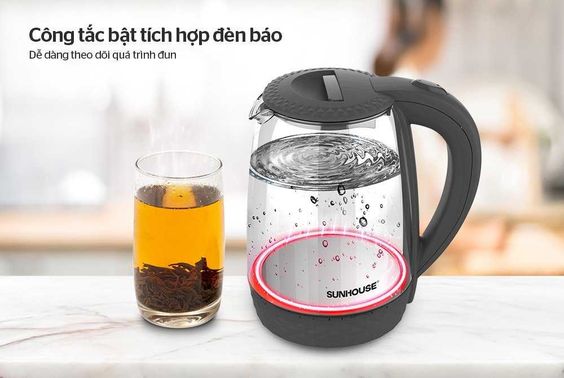 Đèn LED báo quá trình đun trực quan
